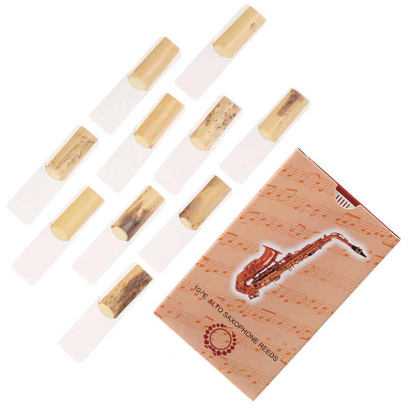 10 PCS Alto Sax Reeds Strength 2.5 Woodwind Instrument Clarinet Accessories High Quality Reed Musical Instrument Accessories