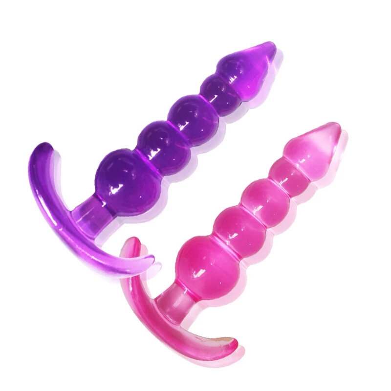 Plug anal de silicone para homens e mulheres, treinador anal para casais, masturbação, brinquedos sexuais, artigos para adultos, unissex