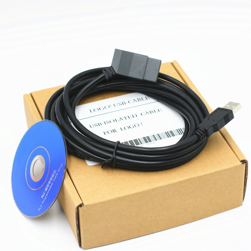 USB-LOGO Programming Isolated Cable For LOGO Series PLC LOGO! USB-Cable RS232 Cable 6ED1057-1AA01-0BA0 1MD08 1HB08 1FB08