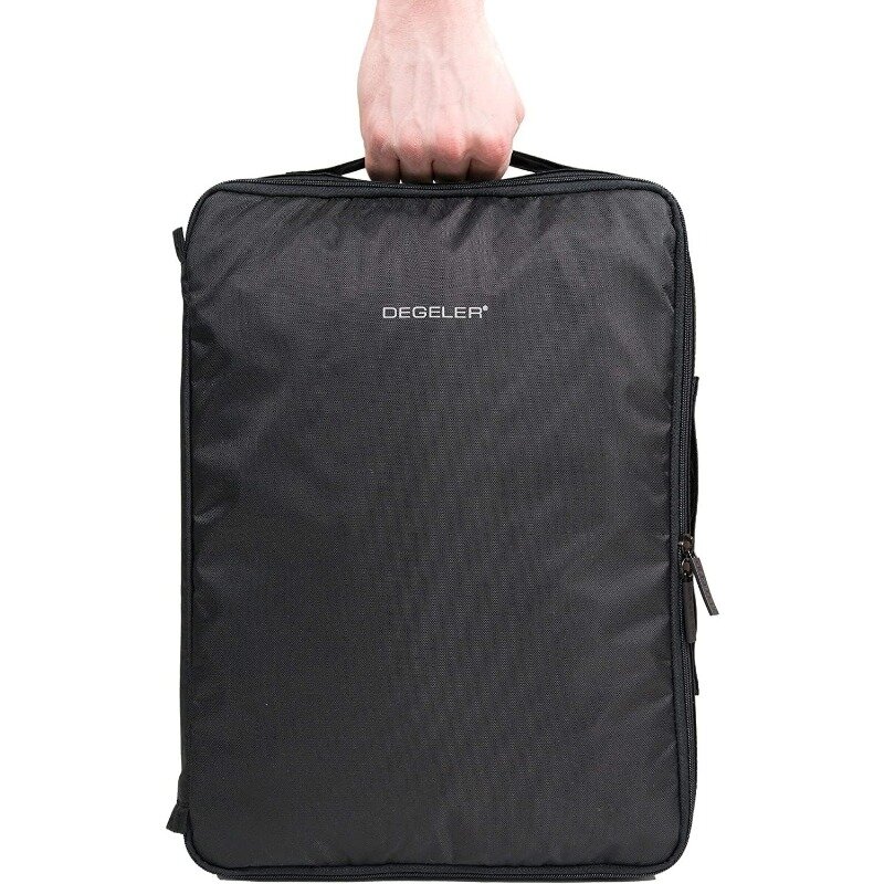 Embalagem Organizador para bagagem de mão, blusas Garment Bag, acessório preto