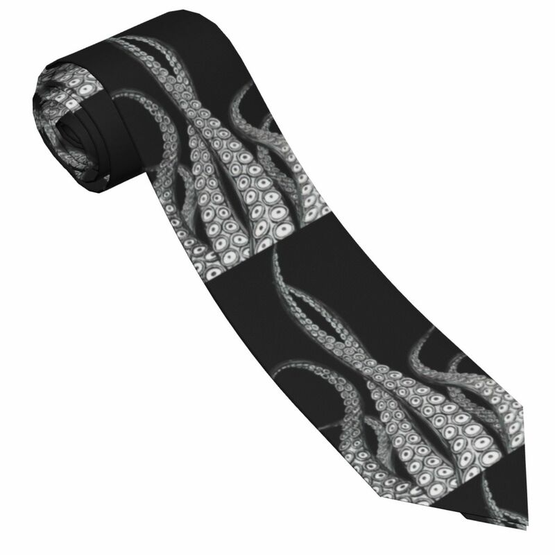 Krawat z ośmiornicą dla mężczyzn kobiet krawat akcesoria odzieżowe