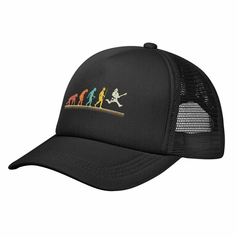 JERetro-Casquettes de baseball vintage pour hommes et femmes, chapeaux en maille, chapeaux à pointe, évolution de l'homme et du guitariste, cadeau