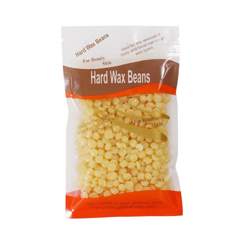 Hard Wax Beans Hair Removal Home Waxing Face Eyebrow Back Chest Legs Accessories,100g Lavender