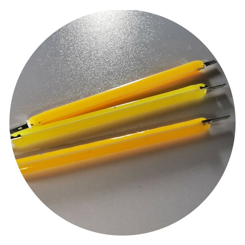 1pcs souel 38mm Dc 68V Cob Led Filament White amber yellow Edison Bulb Parts Filament Lamp Parts Incandescent Light Accessories