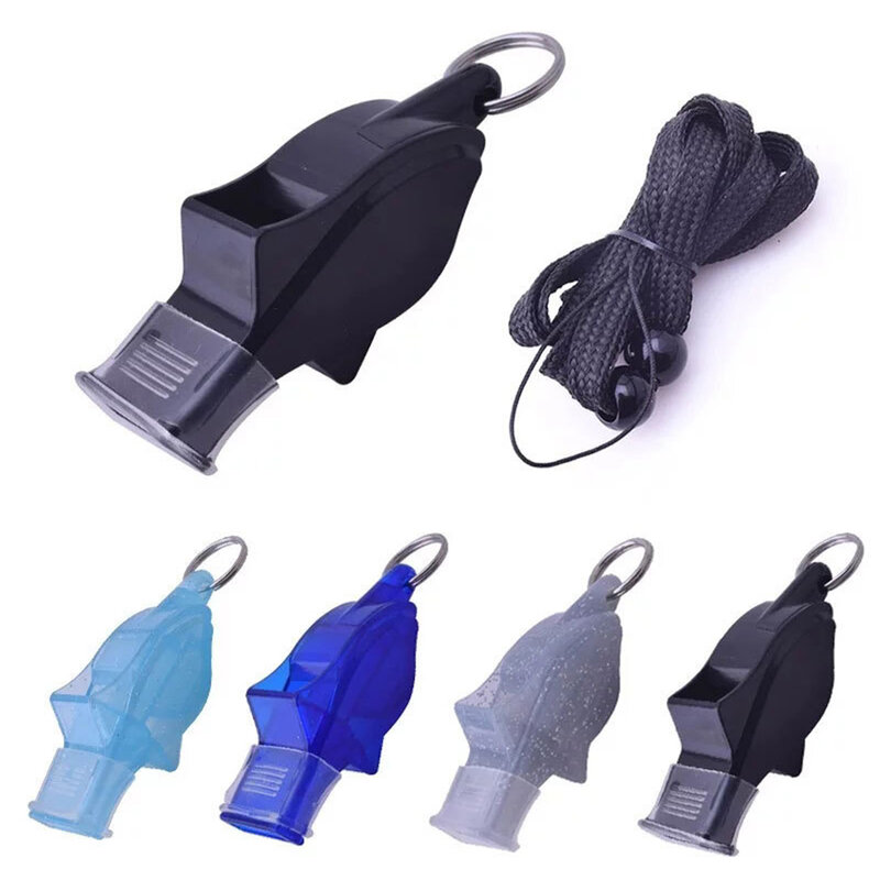 Whistle Dolphin Whistle Applicable To Various Games Plastic Referee Whistle Rope Soccer Such As Basketball Volleyball