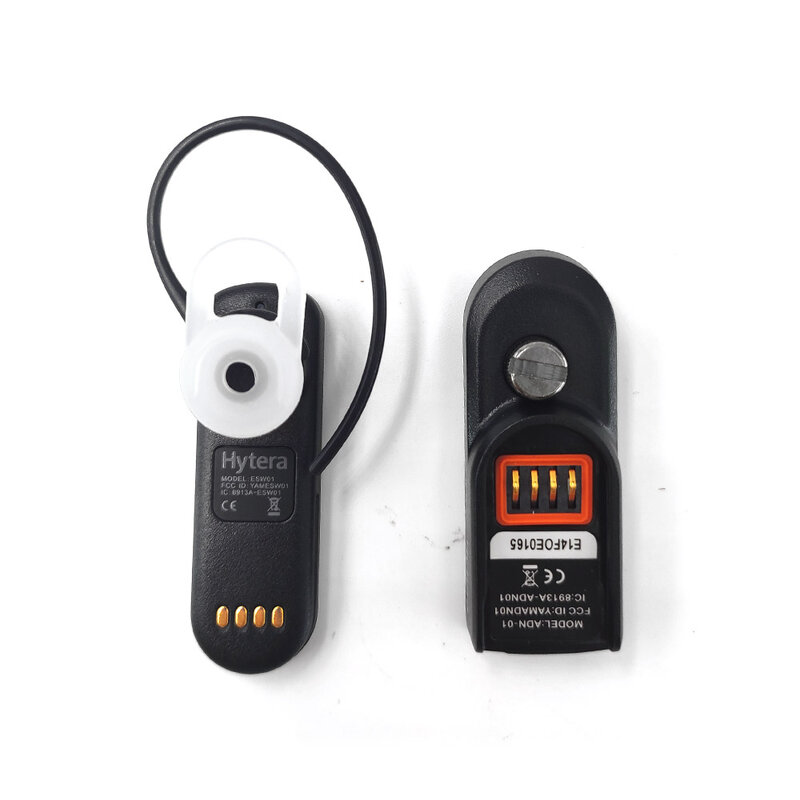 라디오 PD785/100%/PT580/700 용 580 오리지널 HYTERA Bluetooth 무선 이어셋 ADN-01 및 ESW01-N2 (어댑터 + 이어폰)