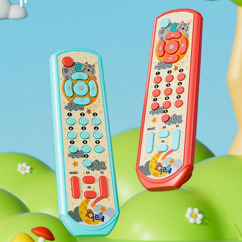 Juguete de Control remoto de Tv para bebés, juguetes de música, juguetes de Control remoto para bebés, juguete remoto de TV de simulación electrónica con