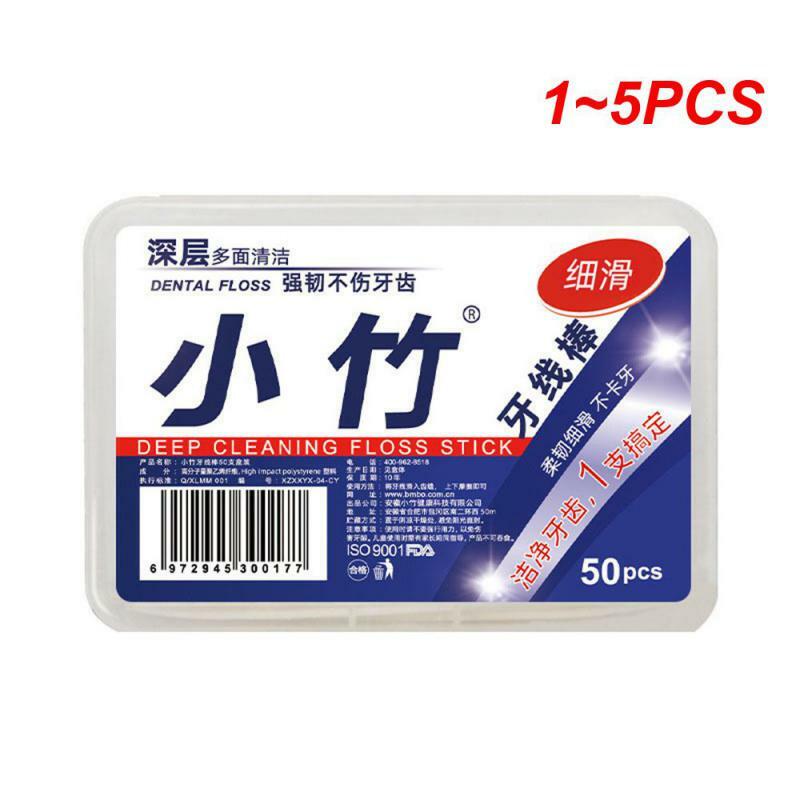 1~5PCS Household Floss Individual Packaging Disposable Portable Dentistry Floss Bamboo Floss