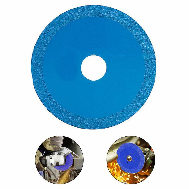1 шт. алмазный режущий диск, металлические пильные диски 100*10 мм для резки фарфоровой плитки, керамической плитки, обработанный камень, электроинструменты, пильный диск