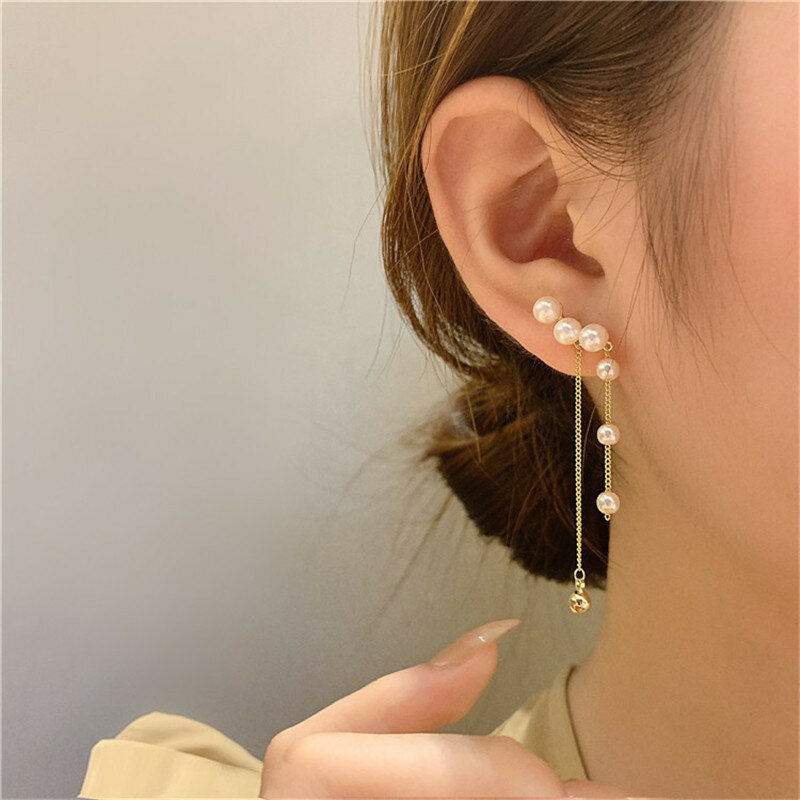 ต่างหูเกาหลีแฟชั่นเครื่องประดับพู่ยาวต่างหูต่างหูสำหรับผู้หญิงต่างหู Pendientes ขายส่ง