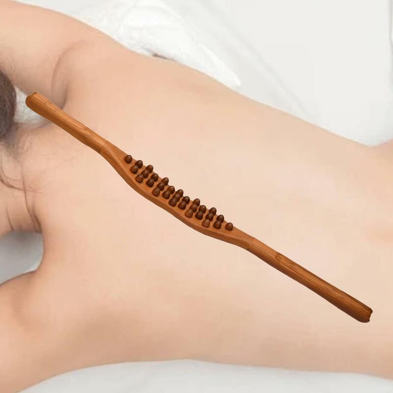 Outil de massage Gua Sha en bois, massage et relaxation pour la taille initiée au cou