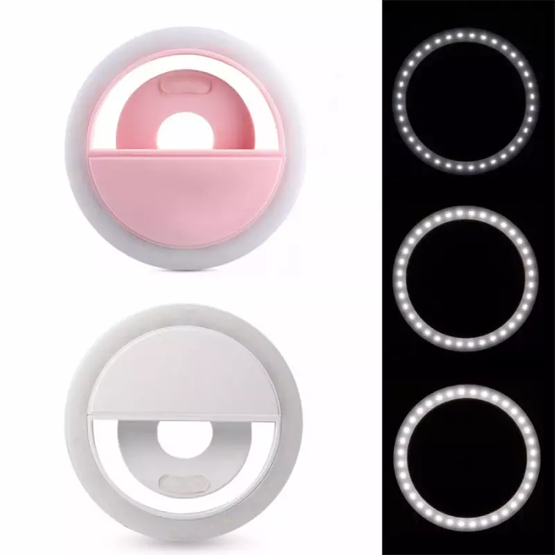 8.5cm lampa pierścieniowa LED USB vlogowanie fotografia wideo światła kamera LED lampa leddo smartfona pierścień fotografia wideo transmisji na żywo