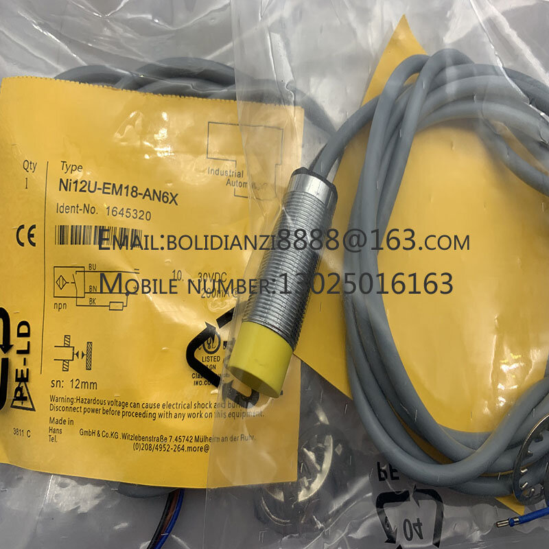 Novo Sensor Interruptor De Proximidade, NI12U-EM18-VP4X-H1141