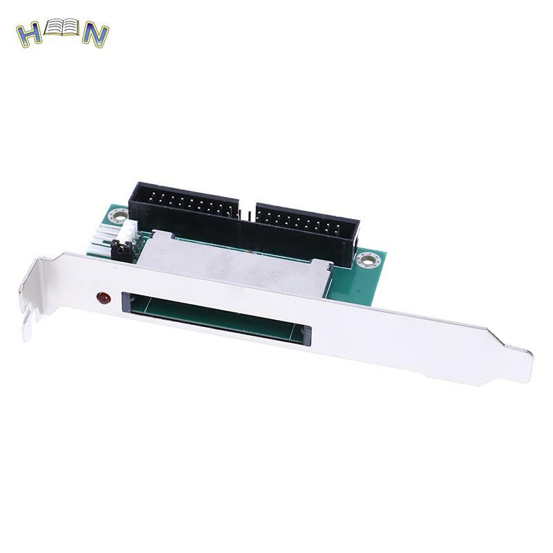 40-Pin CF cartão flash compacto para 3,5 IDE conversor adaptador PCI suporte do painel traseiro