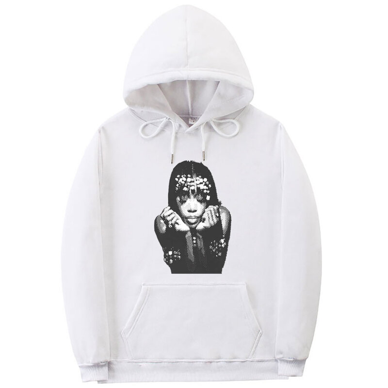 Sared SZA Mugshot Graphic Hoodie for Men and Women, Hip Hop Respzed Streetwear, Male Casual Pullover Hoodies, Unisex Fashion Sweatshirt