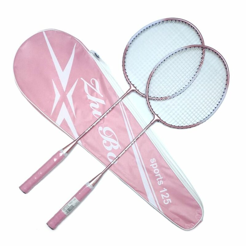 Pink Blue Large Capacity Sport Supplies Badminton Rackets Bag Racquet Pouch One-shoulder Protective Cover