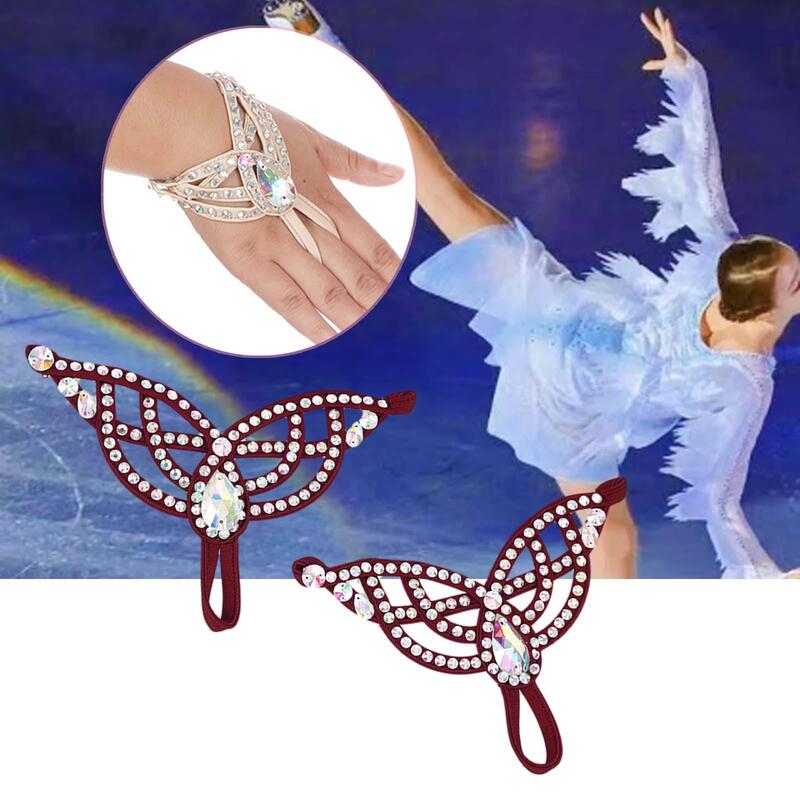 Figur Skating gelang jimat dekorasi kinerja untuk kompetisi olahraga dansa