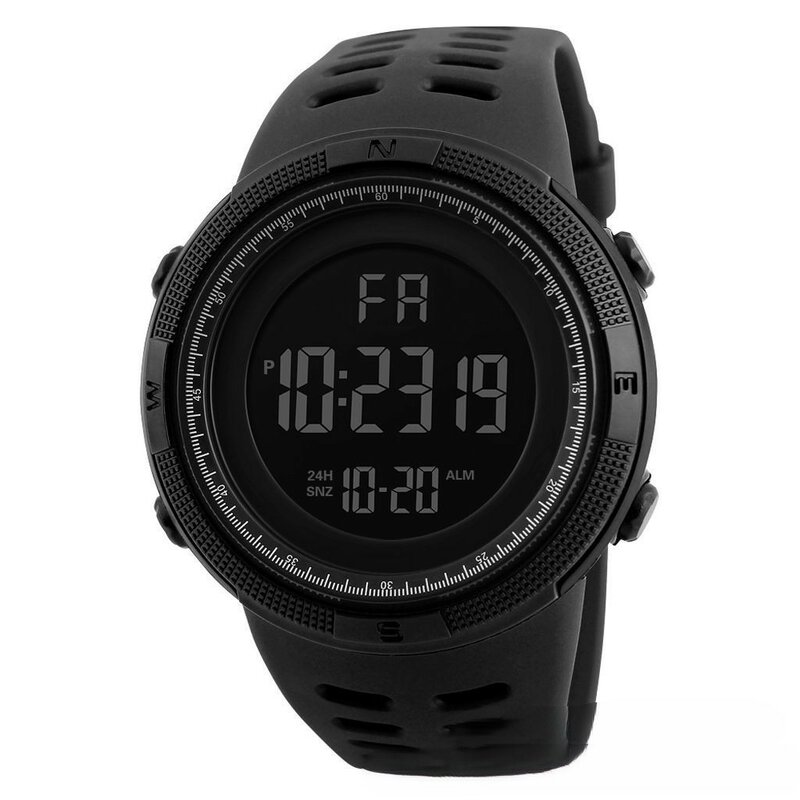 UTHAI C26 reloj electrónico Digital para hombre, de 49mm con brillo reloj deportivo, esfera grande, tendencia de aventura al aire libre para estudiantes, relojes multifuncionales