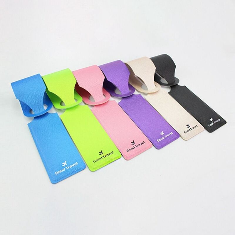 Luggage Consignment Identification Tag Airplane Check-in PU Travel Accessories Boarding Pass Airplane Suitcase Tag Luggage Tag