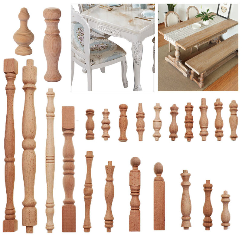 木製の彫刻が施されたヴィンテージの家具の足,ヨーロピアンスタイルのアクセサリー,家の装飾,キャビネットシート,マルチスタイル