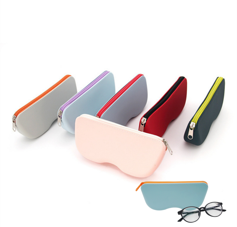 New Candy Color Rubber Silicone Coin Pouch Purse Wallet Glasses Cellphone Cosmetic Coin Bag Case For Women Girls Accessories