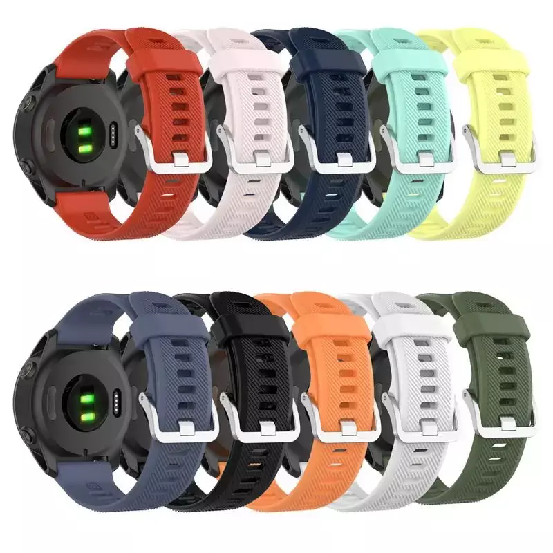 Tali jam tangan untuk Garmin Forerunner 945 Lite tali silikon pengganti untuk Garmin 745XT aksesori gelang olahraga