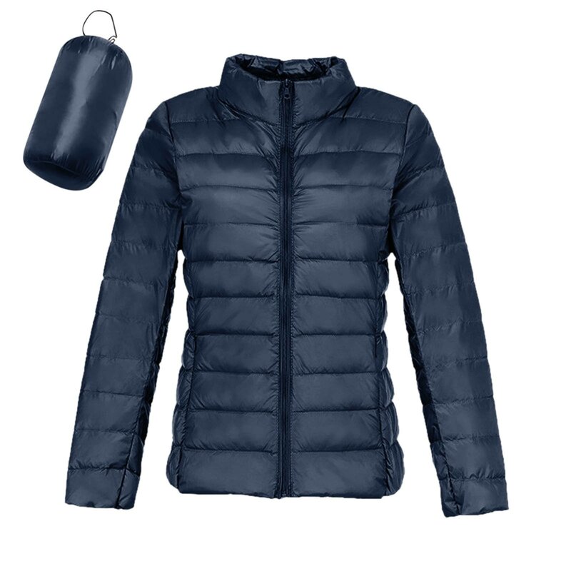 Doudoune courte ultra légère pour femme, veste compressible, coupe couvertes, parkas coréennes chaudes, mode printemps, automne