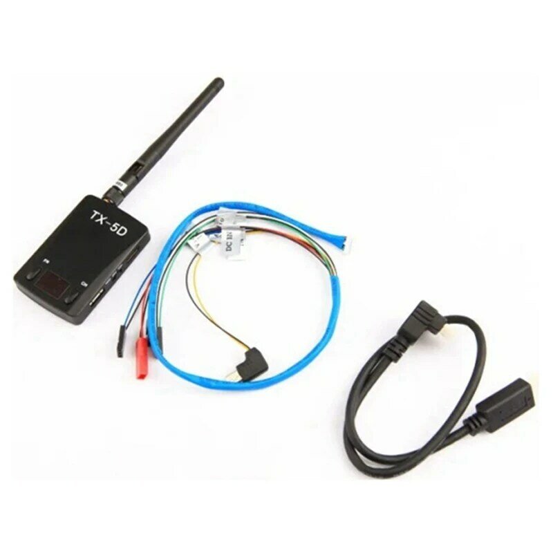 TX-5D 5.8G 600MW 32CH 7-24V-kompatybilny i CVBS do Audio wideo moduł nadajnika dla Gopro Hero 3 3 + 4 łatwa instalacja