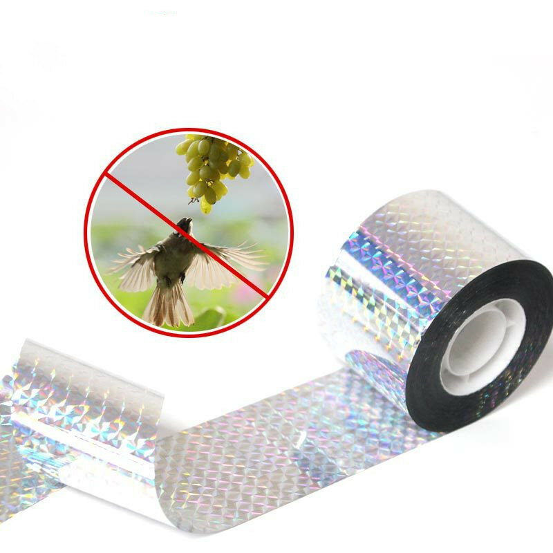 2021 Nieuwste 1 Roll Anti Vogel Tape Vogel 50M Scare Tape Hoorbaar Repellent Vos Duiven Repeller Lint Tapes Voor ongediertebestrijding