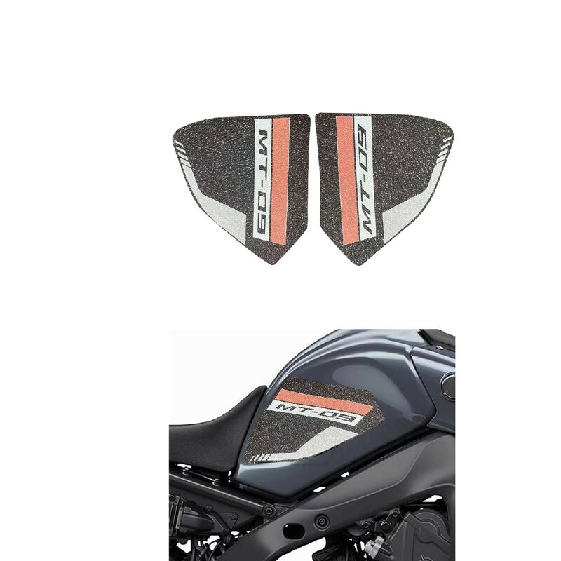 For YAMAHA MT09 MT-09 MT 09 2021 2022 2023 Motorcycle Anti slip Tank Pad 3M Side Gas Knee Grip Traction Pads Protector Sticker