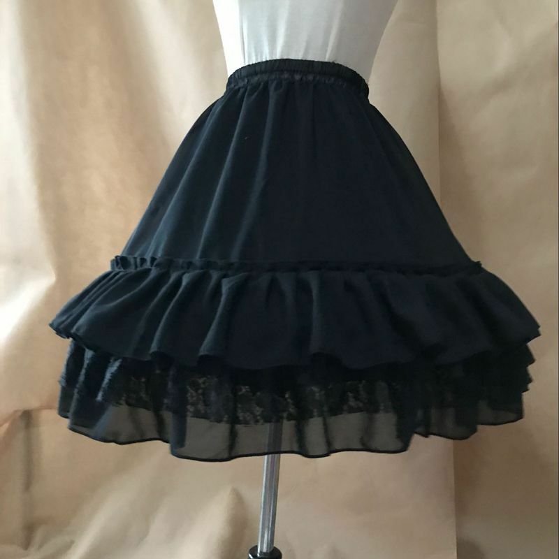 Cosplay Crinoline Lolita Adjustable Violent Carmen Slip Dress Soft Girl Skirt