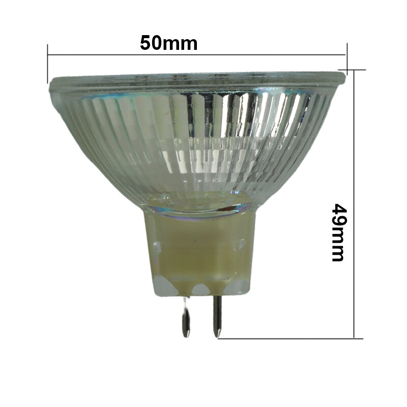 Bombilla MR16 para iluminación del hogar, foco LED de 220v, Bombilla de cristal Super Cup, lámpara de techo de 3W, SMD 5730, 28 Chips