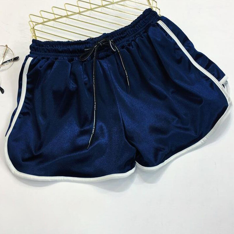Candy Color High-Waist Elastic Loose Sports Casual Quick-Drying Shorts For Women