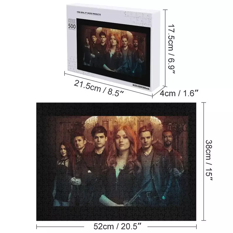 Shadowhunters Cast Jigsaw Puzzle Personalized Baby Object Custom Woods For Adults Puzzle