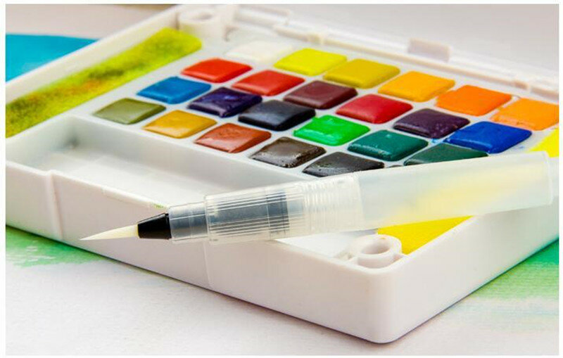 1pc Empty Penholder Water Pen Painting Brush Drawing Painting Illustration Pen Marker