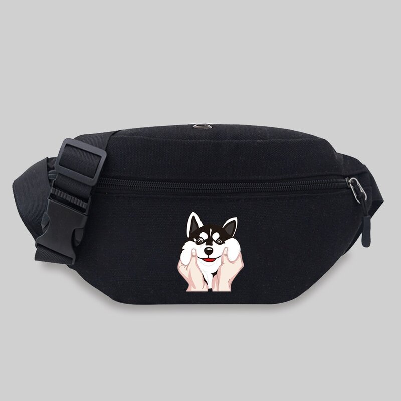 2022 saco da cintura das mulheres underarm peito mensageiro sacos de desporto ao ar livre crossbody saco do cão série padrão de viagem telefone bolsas cinto