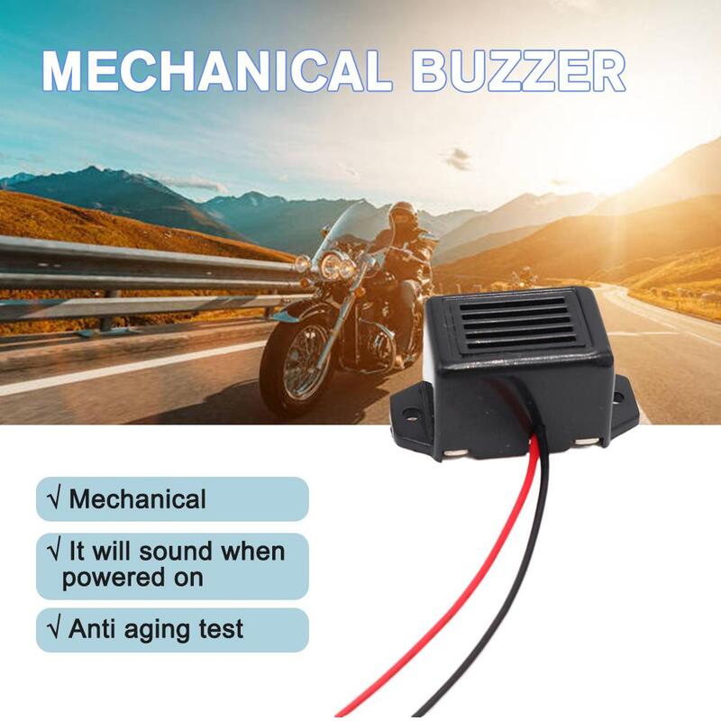 Buzzer mécanique actif pour toutes les voitures, 2315 V, 3V, 6V, 9V, 12V, Rat Drive, énergie solaire, 75dB, ABS, universel, V0G4, 1.2