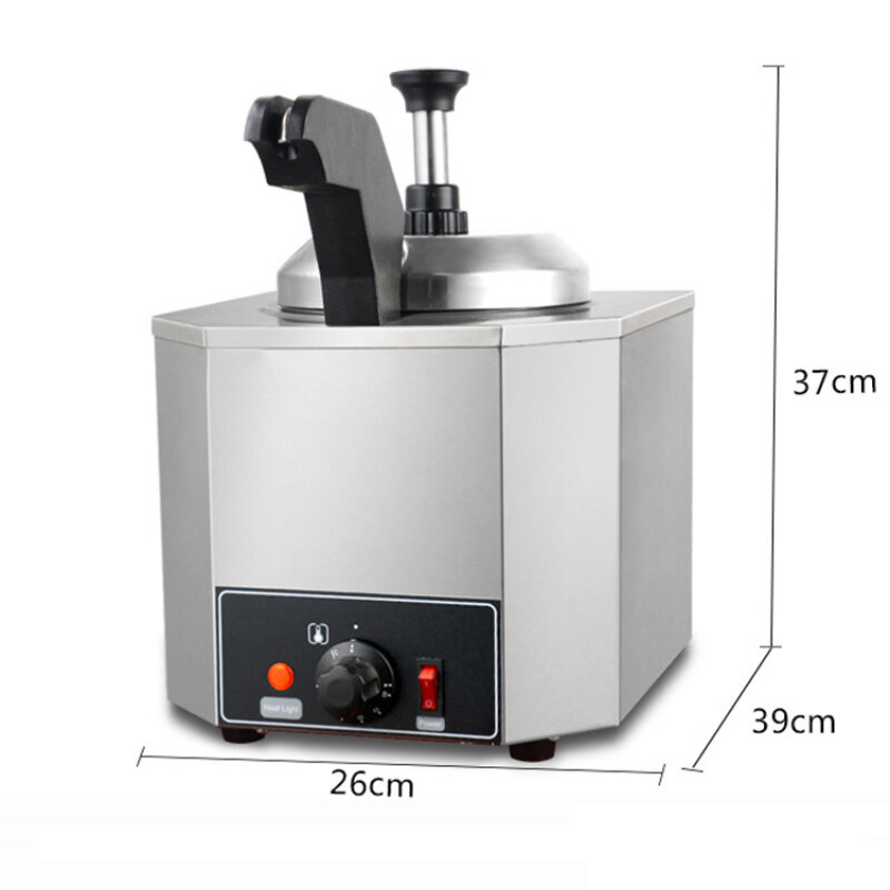 Mesin Pemanas ruangan, 220V/220W Jam pemanas 3l saus coklat suhu konstan mesin pengawet panas saus FY-Q7-A