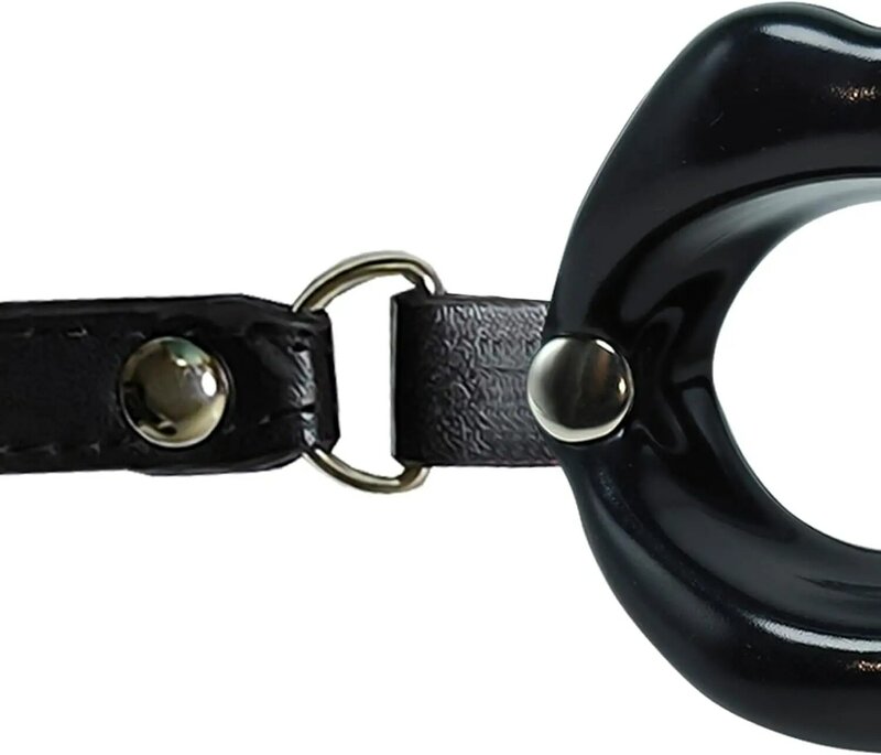 ألعاب جنسية سيليكون مفتوحة الفم هفوة ، عبودية SM ، حزام قابل للتعديل