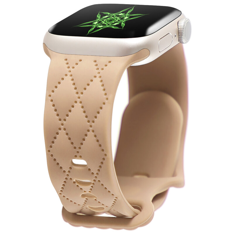 Pulseira de Silicone para Apple Watch Band, Pulseira Trançada, iWatch Series 8, 9, SE, 7, 6, 5, 4, 3 Ultra, 42mm, 44mm, 45mm, 41 milímetros, 49 milímetros, 40 milímetros