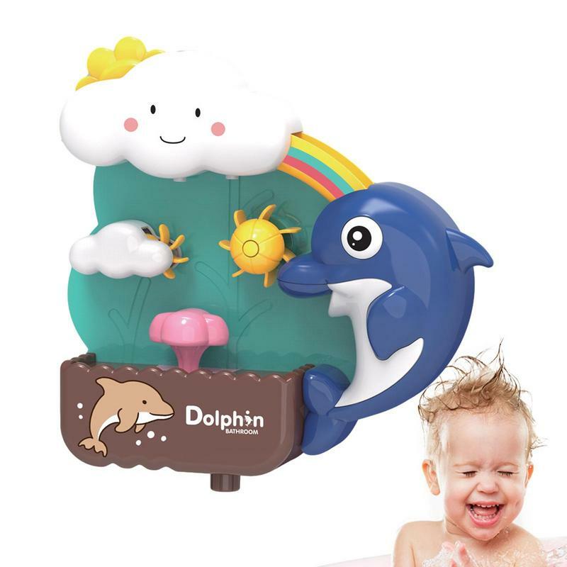 Cascata Fill Spin And Flow vasca da bagno giocattoli a cascata con colori vivaci decorazione vasca da bagno per parco giochi per bambini parco acquatico