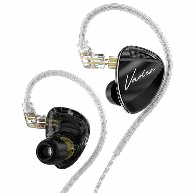 KZ Vader Triple Driver Dynamic In Ear Earphone HIFI Monitor Music Earbud Noise Cancelling Headset KZ ZAR DQS PR1 PR3 D-FI ZSNPRO