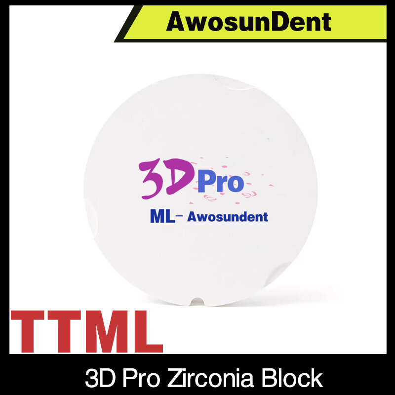 Zirkonzahn Multilayer Zirconia Tandheelkundige Zirkoon Blok 3D Pro 95Mm Blank Cad Cam Zirkonium Discs