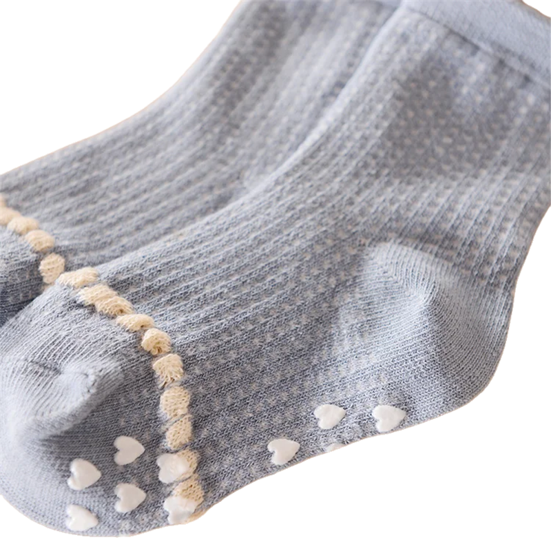 Chaussettes courtes coordonnantes en coton pour bébé garçon, lot de 3 paires, à carreaux verts, quatre saisons, pour enfants de 1 à 5 ans, taille S/M/L