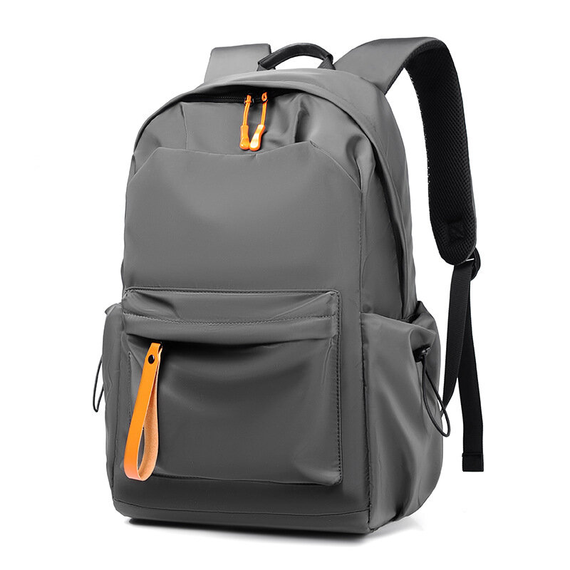 Мужской рюкзак, вместительная сумка на плечо, модный однотонный дорожный рюкзак для студентов колледжа, школьные сумки, новинка 2022