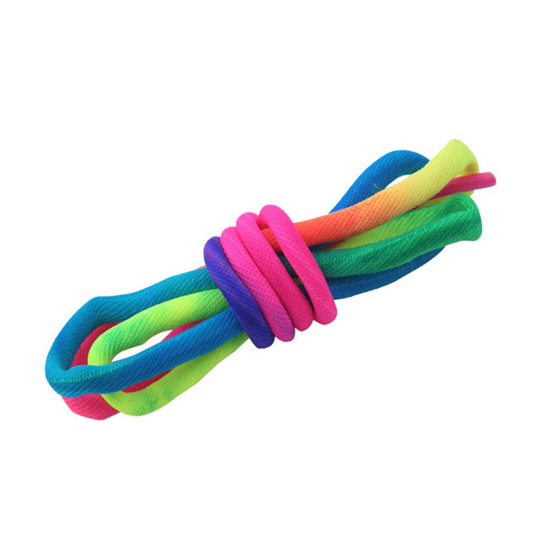 Rainbow Laces Shoelaces Oval Sports Shoes Fashion Polyester Accessories for Elastic Shoelaces