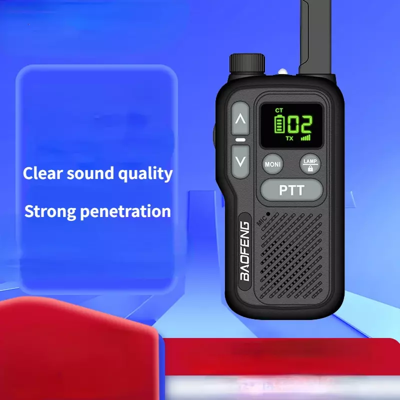 BaofengT18-Walkie-talkie, 2-полосное радио, маленький ручной, для автомобиля, беспроводной ручной, военный микро, 2 шт.