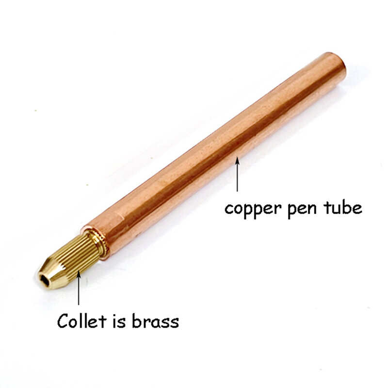 25 penna per saldatura a punti a batteria quadrata cintura in rame integrata portatile 3mm Core fai da te Point Touch Pen accessori per saldatura a punti