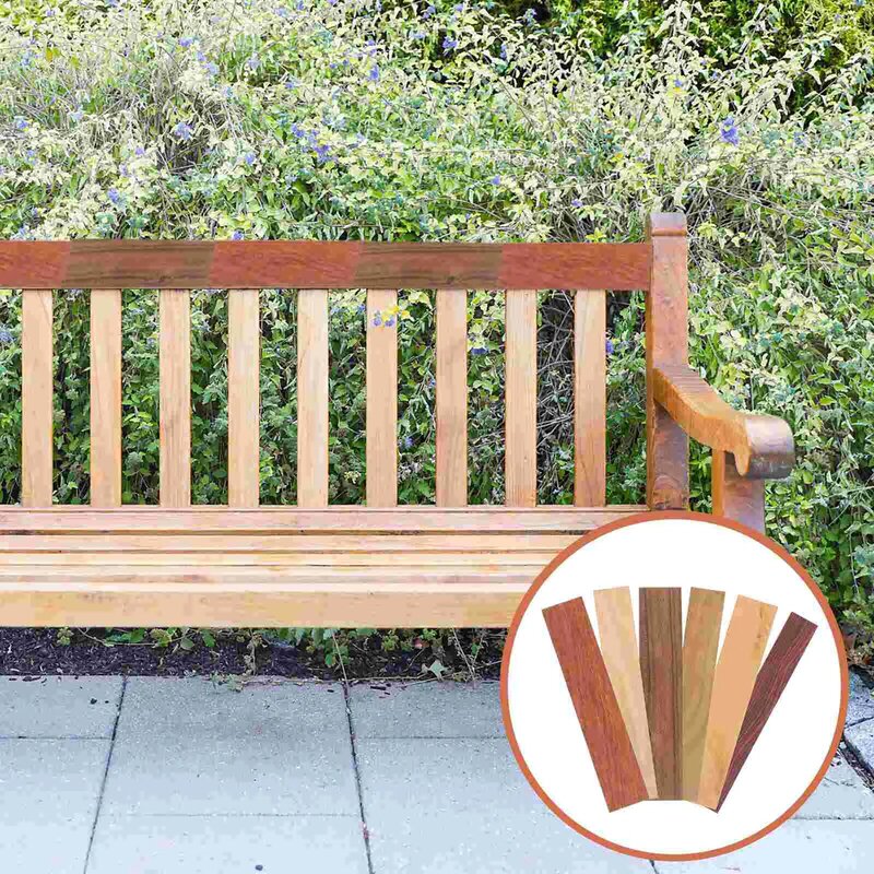 Step Ladder Replacement Parts Rosewood Garden Bench Slats Replacement Wooden for DIY Board Crafts Textured