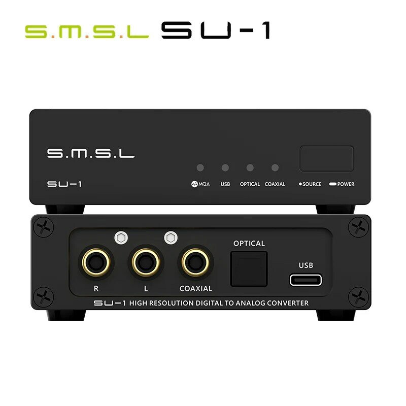 SMSL-decodificador de Audio SU-1 MQA, AK4493S, XU316, 768kHz/32bit, DSD512, SU1, DAC de alta resolución